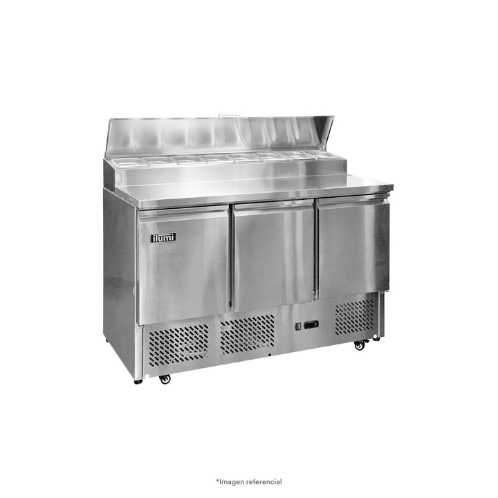 mesa-refrigeradada-de-tres-puertas-con-ensaladera