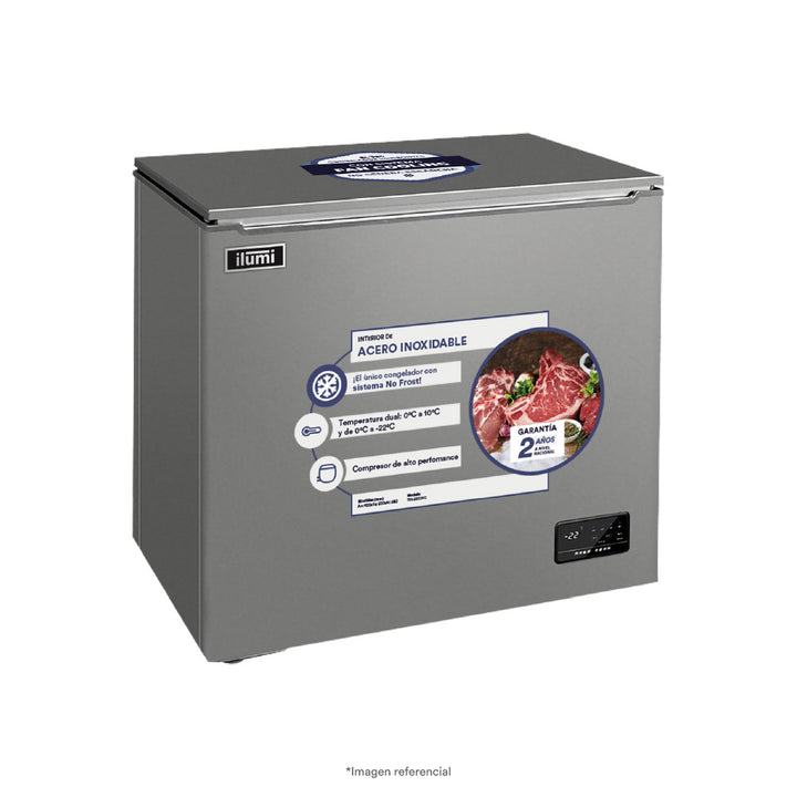 congelador-con-tina-de-acero-inoxidable-no-frost-de-320-litros